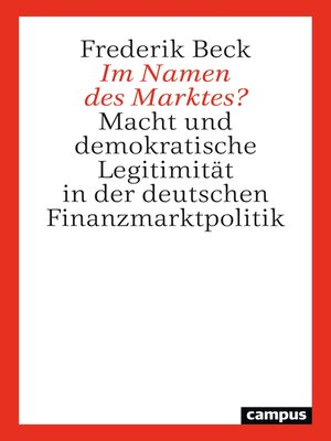 cover image of Im Namen des Marktes?